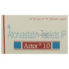 Aztor 10 mg Tablet-10's Strip