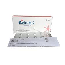 Baricent 2 mg Tablet-10's Strip