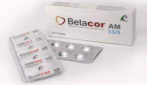 Betacor AM 2.5 mg+5 mg Tablet-10's Strip