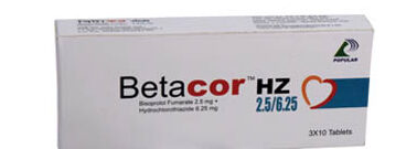 Betacor HZ 2.5 mg+6.25 mg Tablet-10's Strip