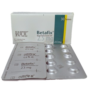 Betafix 2.5 mg Tablet-10's Strip