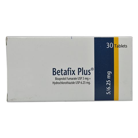 Betafix Plus 5 mg+6.25 mg Tablet-10's Strip