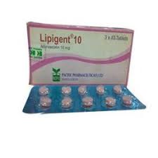 Lipigent 10 mg Tablet-10's Strip