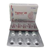 Tiginor 20 mg Tablet-8's Strip