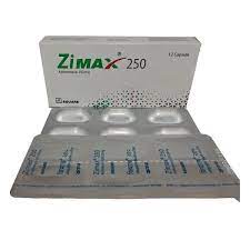 Zimax 250 mg Capsule-6's Strip