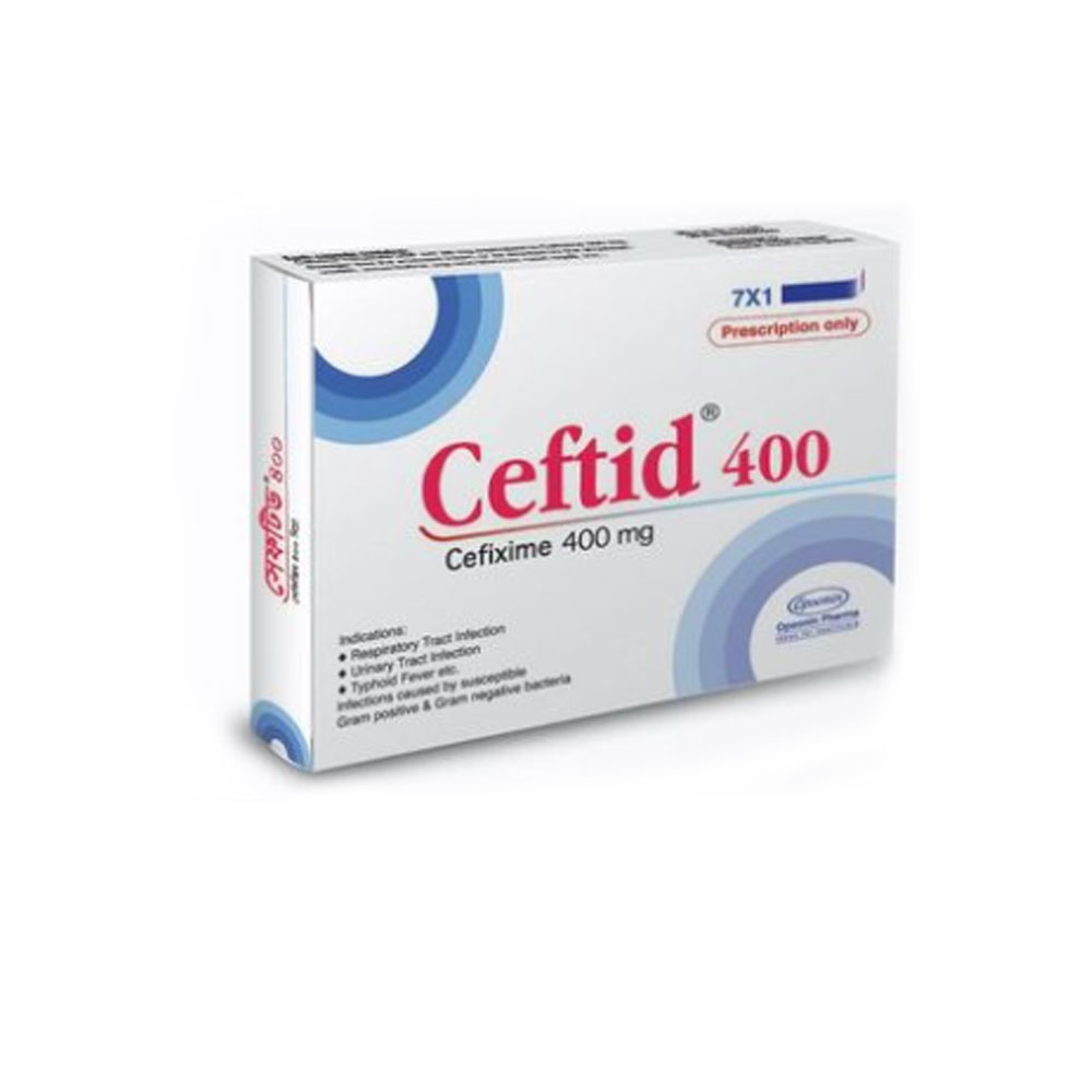 Ceftid 400 mg Capsule-7's Pack