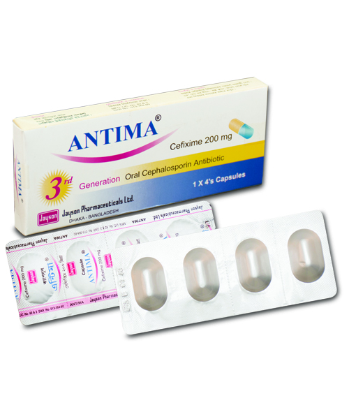 Antima 200 mg Capsule-4's Pack