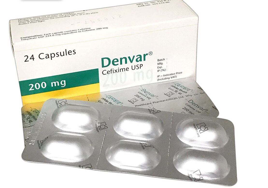 Denvar 200 mg Capsule-6's Strip