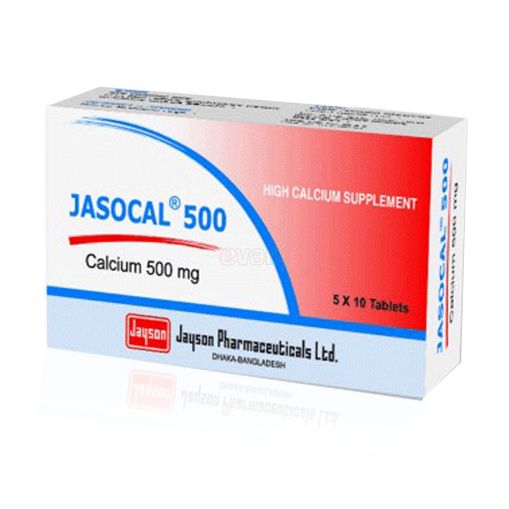 Jasocal 500 mg Tablet-50's Pack