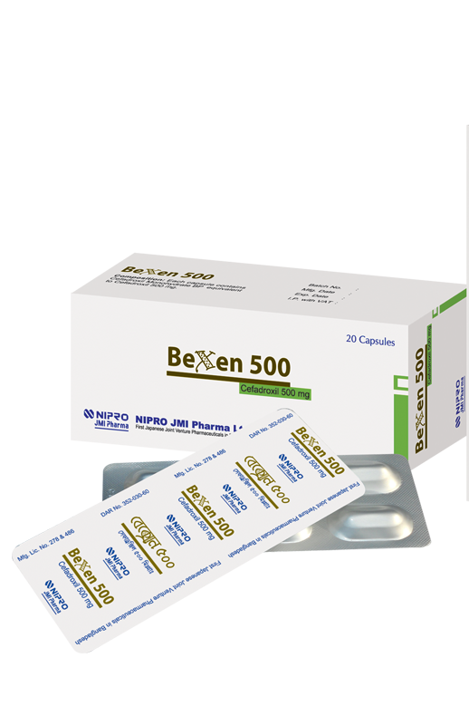 Bexen 500 mg Capsule-20's Pack