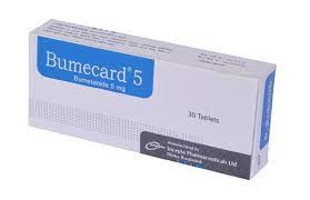 Bumecard 5 mg Tablet-30's Pack