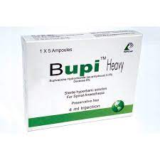 Bupi Heavy 0.5%+8% Intraspinal Injection-4 ml ampoule: 5's pack