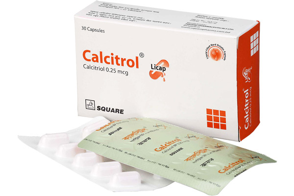 Calcitrol 0.25 mcg Capsule-10's Strip