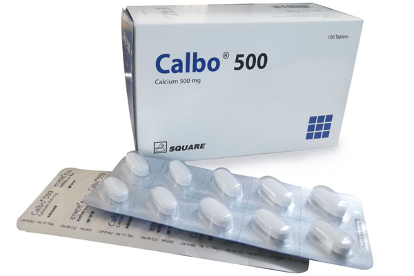 Calbo 500 mg Tablet-10's Strip