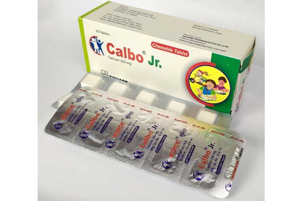 Calbo JR 250 mg Tablet-10's Strip