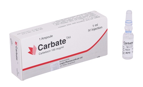 Carbate 100 mcg/ml IV Injection