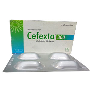 Cefexta 300 mg Capsule-8's Pack