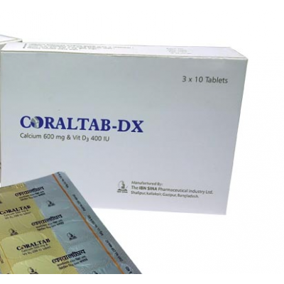 Coraltab-DX Tablet-10's Strip