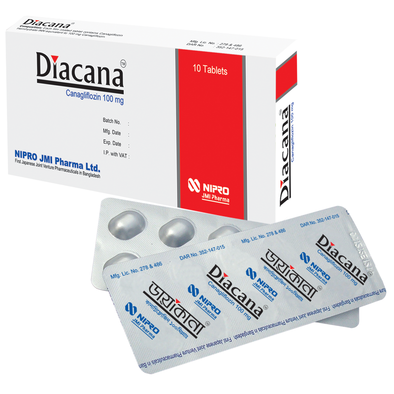 Diacana 100 mg Tablet-10's Pack