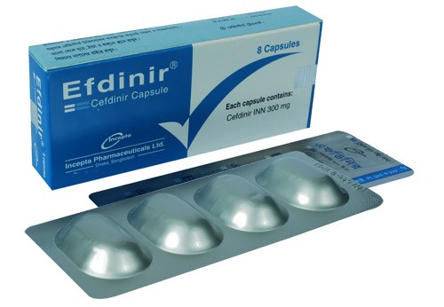 Efdinir 300 mg Capsule-8's Pack