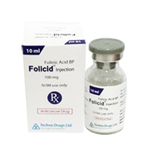 Folicid 10 mg/ml IM/IV Injection-100 mg Vial