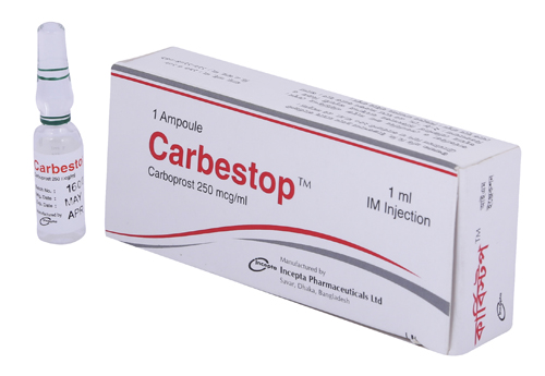 Carbestop 250 mcg/ml Injection-1 ml Ampoule