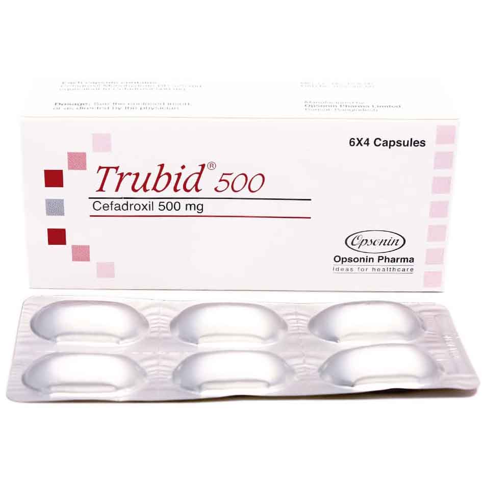 Trubid 500 mg Capsule-24's Pack