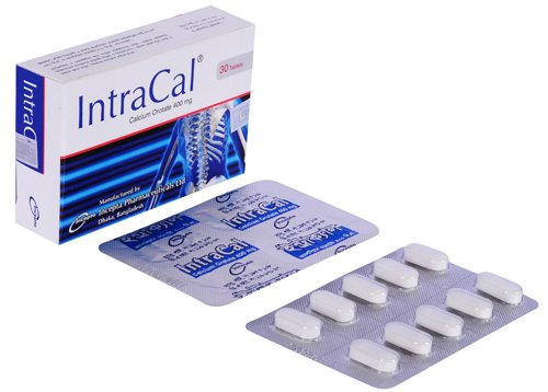 IntraCal 400 mg Tablet-10's Strip