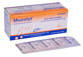 Mucolyt 8 mg Tablet-10's Strip