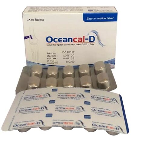 Oceancal-D Tablet-10's Strip