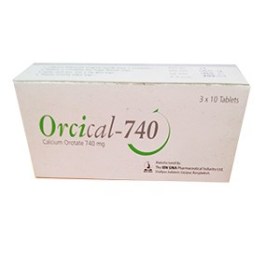 Orcical 740 mg Tablet-10's Strip