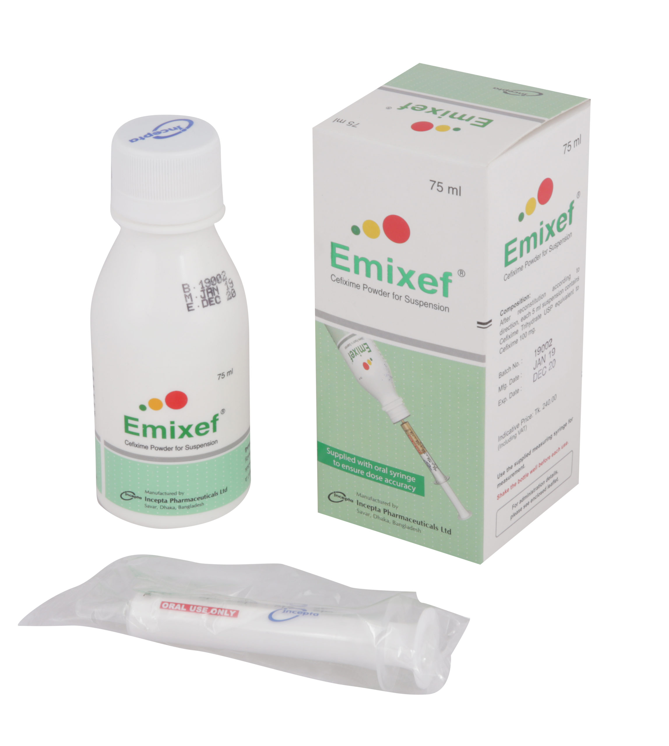 Emixef [Powder for Suspension]-75 ml