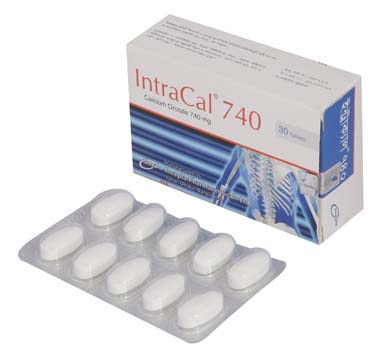 IntraCal 740 mg Tablet-10's Strip