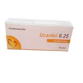 Ucardol 6.25 mg Tablet-10's Strip