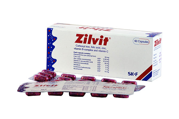 Zilvit Capsule-12's Strip