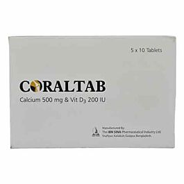 Coraltab Tablet-10's Strip