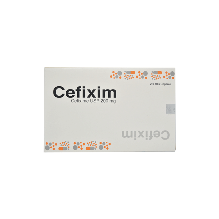 Cefixim 200 mg Capsule-10's Strip