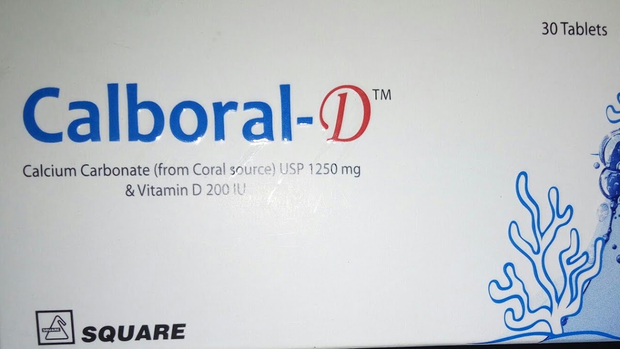 Calboral-D Tablet-6's Strip