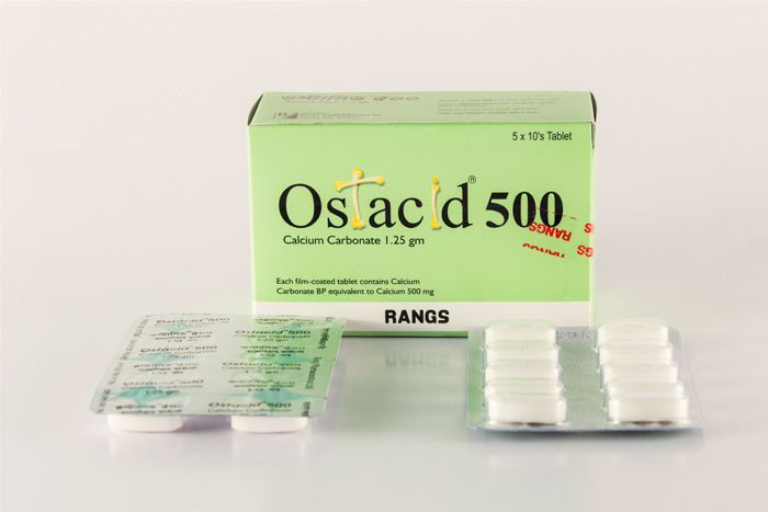 Ostacid 500 mg Tablet-50's Pack
