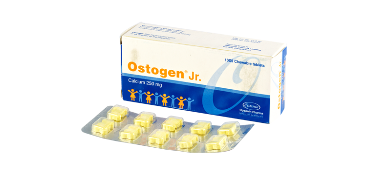 Ostogen Jr. 250 mg Tablet-50's Pack