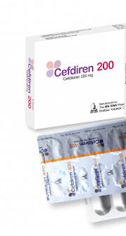 Cefdiren 200 mg Tablet-8's Pack