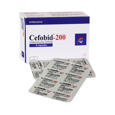 Cefobid 200 mg Capsule-8's Pack