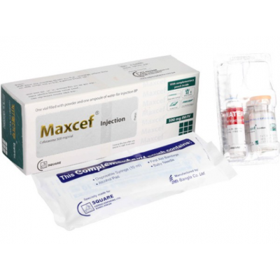 Maxcef 500 mg/10 ml IM/IV Injection