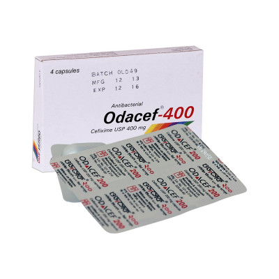 Odacef 400 mg Capsule-4's Pack