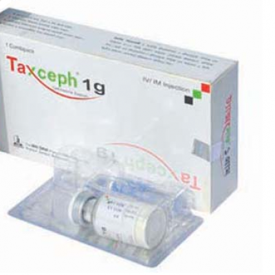 Taxceph 1 gm/10 ml IM/IV Injection