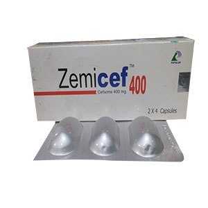 Zemicef 400 mg Capsule-4's Strip