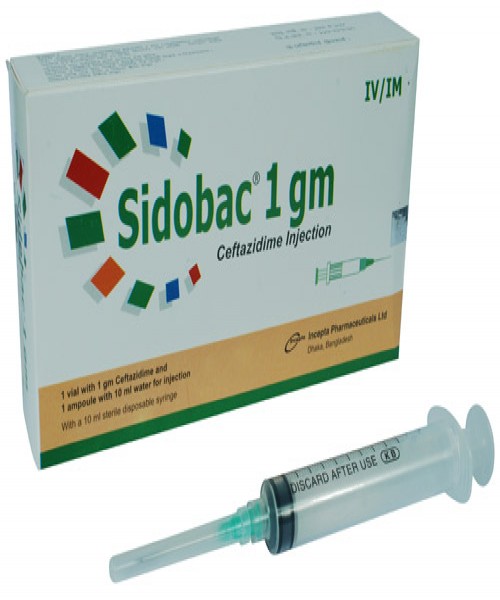 Sidobac 1 gm/vial IM/IV Injection