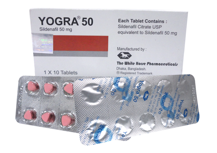 Yogra 50 mg Tablet-10's Pack