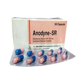 Anodyne SR 100 mg Capsule -10's Strip