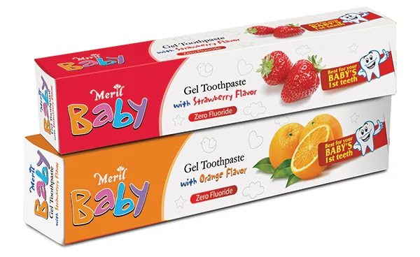 Meril Baby Gel Toothpaste-45 gm (Orange)